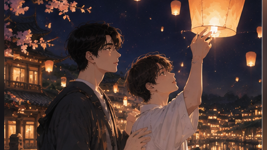 Fourever You original AI editorial artwork by BL Compass; not an official poster