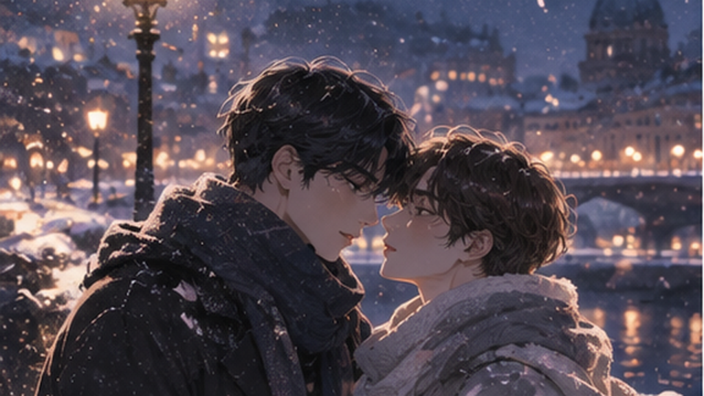 Love Is Better the Second Time Around original AI editorial artwork by BL Compass; not an official poster